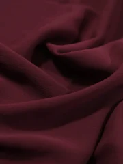 Crinkle Georgette Hijab Maroon | Premium Lightweight Hijab for Everyday & Formal Wear - Image 5