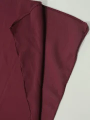Crinkle Georgette Hijab Maroon | Premium Lightweight Hijab for Everyday & Formal Wear - Image 3