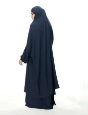JILBAB SET - NAVY BLUE - Image 2