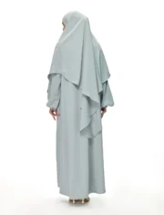 KHIMAR ABAYA SET - PISTACHIO - Image 4