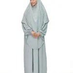 KHIMAR ABAYA SET - PISTACHIO