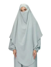 KHIMAR ABAYA SET - PISTACHIO - Image 3