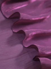 Luxury Silk Hijab Magenta  Premium Soft Elegant Silk Hijab for Women - Image 2