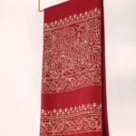 Premium Block Print -Maroon
