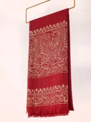 Premium Block Print -Maroon
