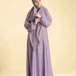 SHANAZ KHIMAR SET - LILAC
