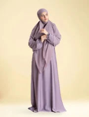 SHANAZ KHIMAR SET - LILAC