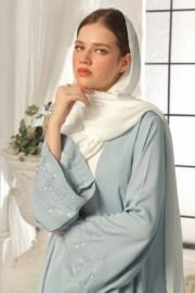 Seashell Embroidered Abaya - Image 7