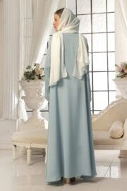Seashell Embroidered Abaya - Image 6