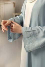 Seashell Embroidered Abaya - Image 5