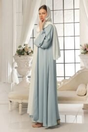 Seashell Embroidered Abaya - Image 3