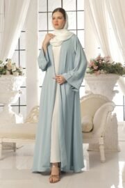 Seashell Embroidered Abaya