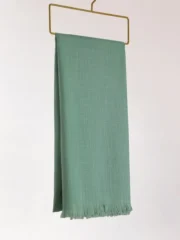 Turkish Lawn Hijab Cove Green  Premium Lawn Hijab Pakistan - Image 2