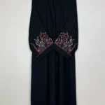 Black – Embroidered Bloom Abaya FR 0312