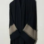 Fray of Serenity Abaya – Beige Contrast FR1213