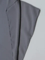 Crinkle Georgette Hijab Grey  Premium Lightweight Hijab - Image 2