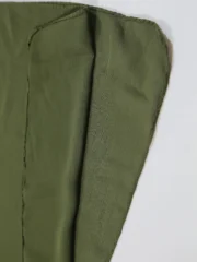 Crinkle Georgette Hijab Moss Green  Premium Lightweight Hijab - Image 2