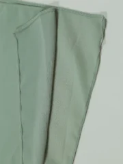 Crinkle Georgette Hijab Sage Green | Premium Lightweight Hijab - Image 3