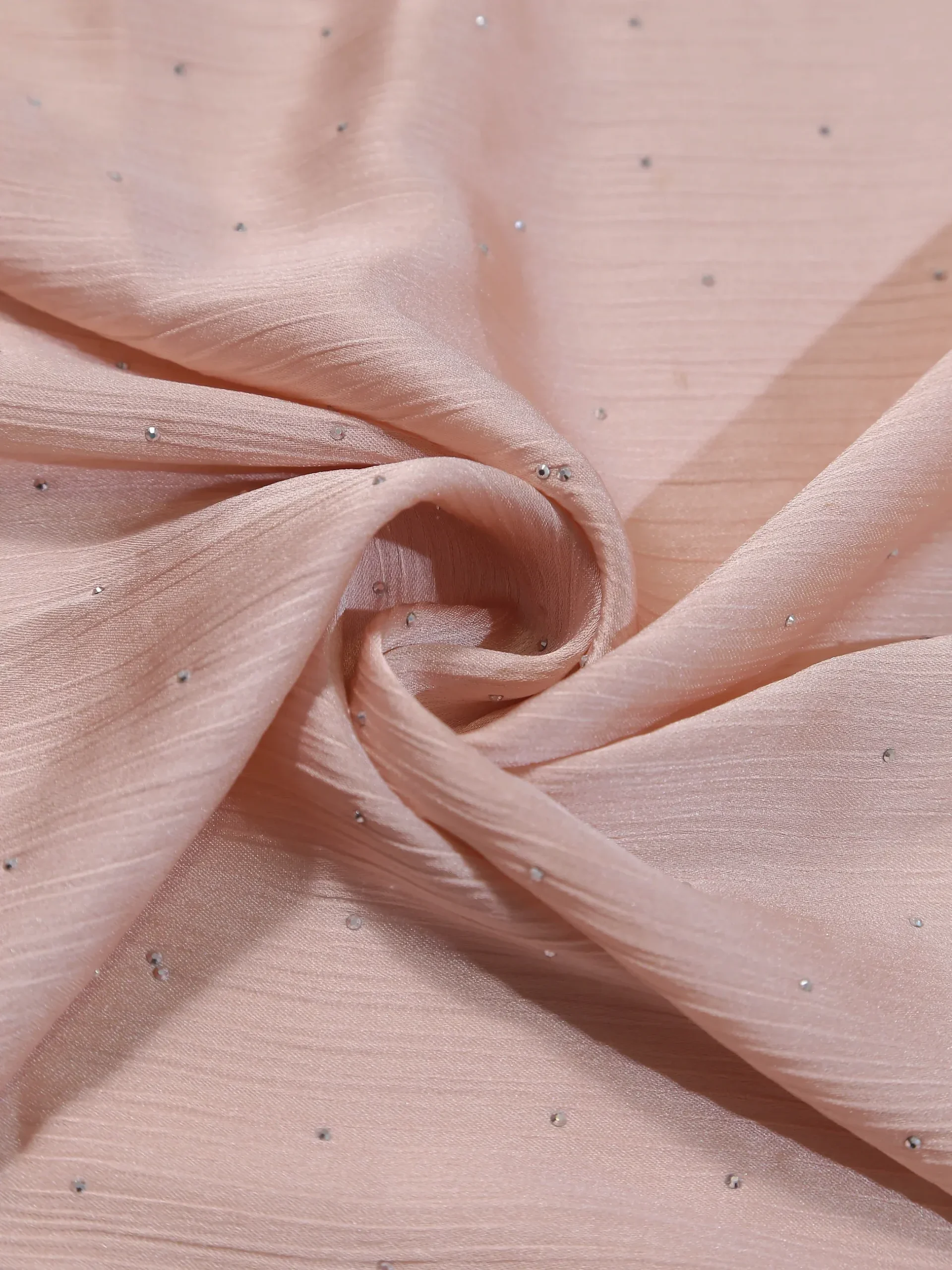 Diamante Silk Hijab Pink Premium Luxury Silk Hijab for Elegant Modest Wear Diamante Silk Hijab Pink Premium Luxury Silk Hijab - Image 1