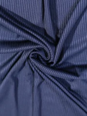 Ribbed Jersey Hijab Navy | Premium Soft Stretch Hijab - Image 2