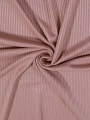 Ribbed Jersey Hijab Rose Tea | Premium Soft Stretch Hijab - Image 3