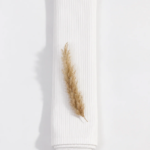 Ribbed Jersey Hijab White  Premium Soft Stretch Hijab